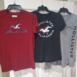 Women's Hollister Tee Shirts - Lot of 3 Size Small